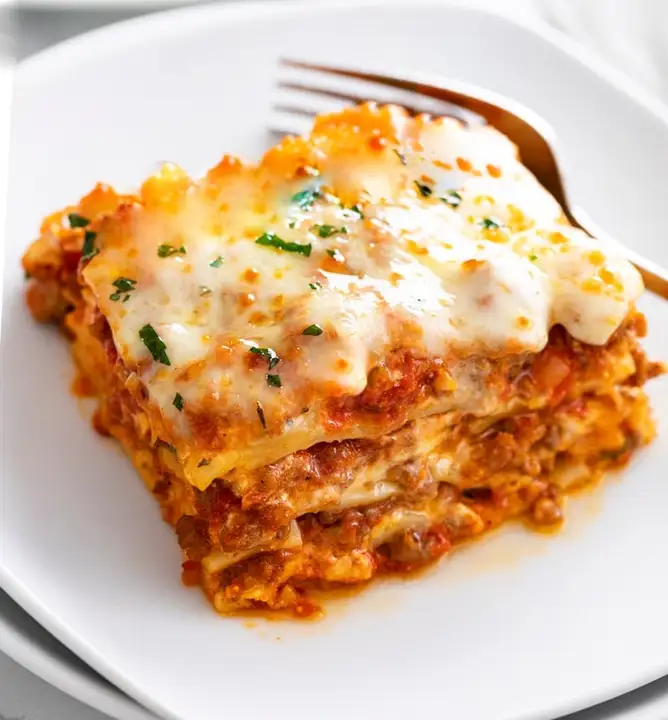 What is a healthy recipe for lasagna?